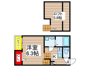 エル・テール検見川の物件間取画像